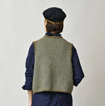 45R Shetland Herringbone Vest