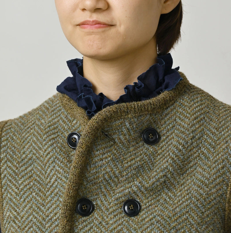 45R Shetland Herringbone Vest - Image 8
