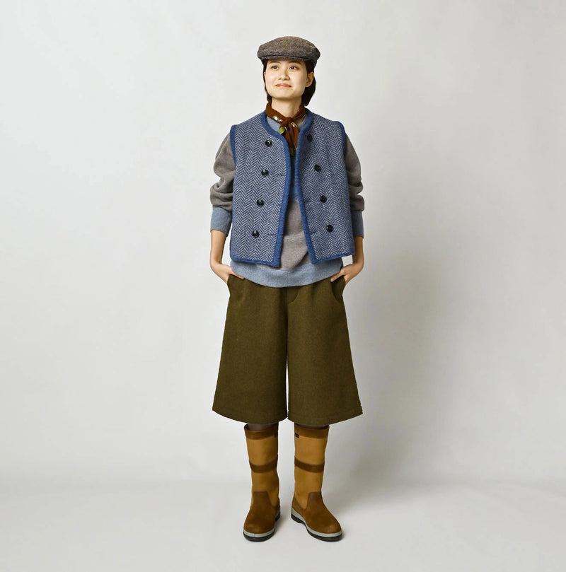 45R Shetland Herringbone Vest - Image 14