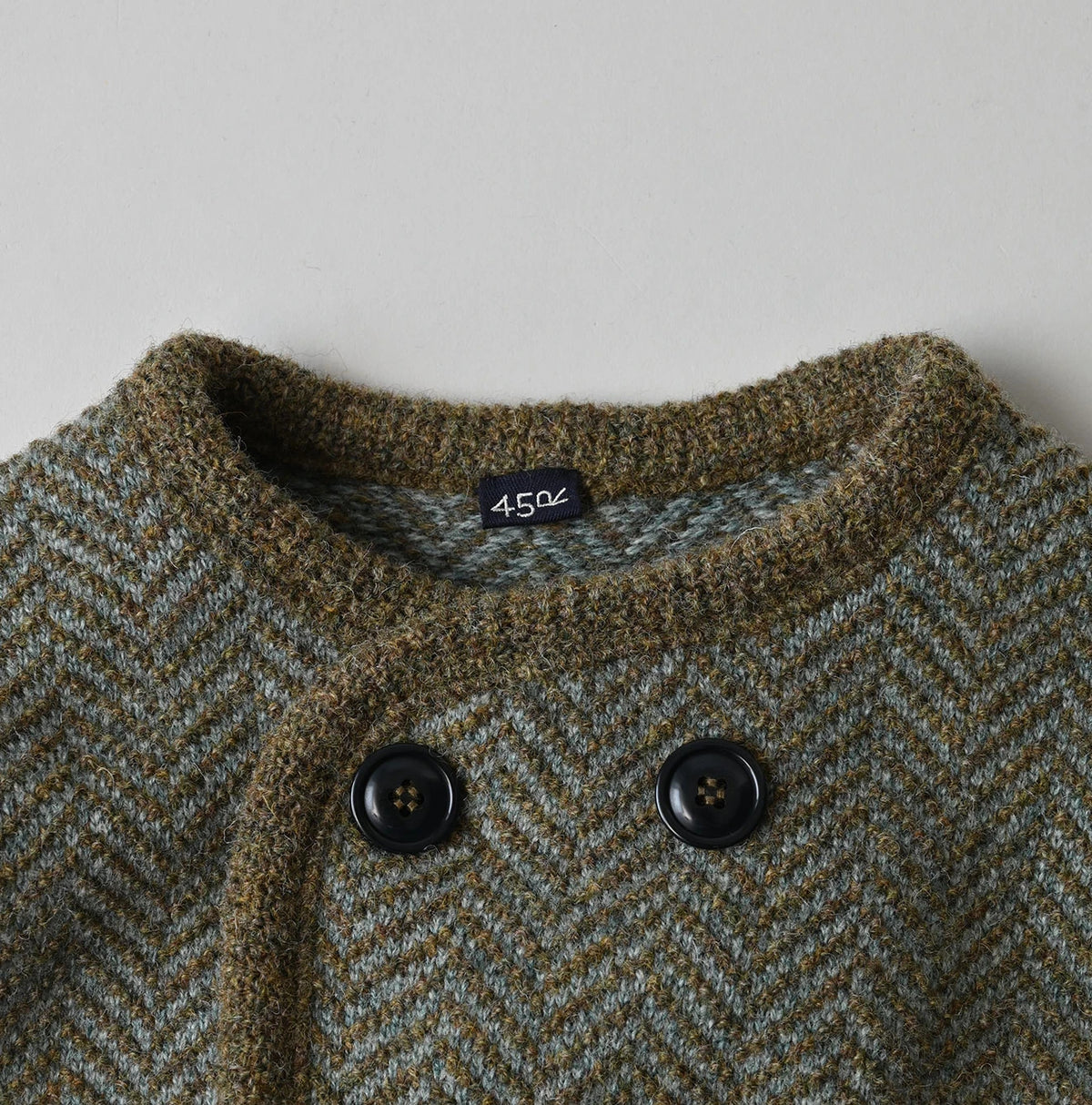45R Shetland Herringbone Vest