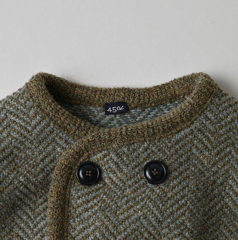 45R Shetland Herringbone Vest - Image 17