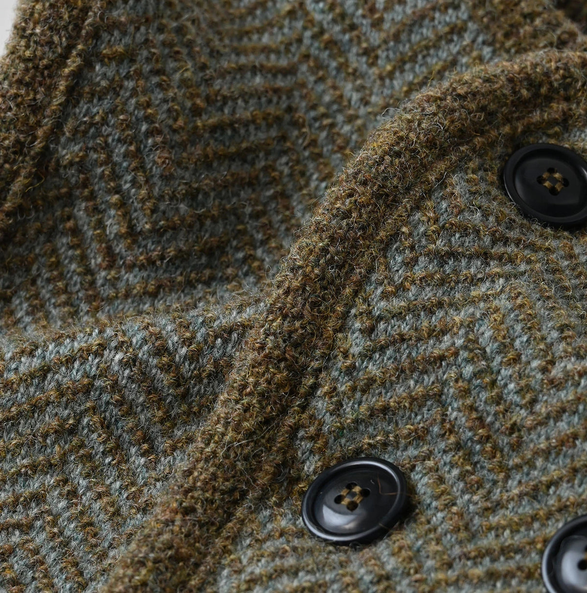 45R Shetland Herringbone Vest - Image 19