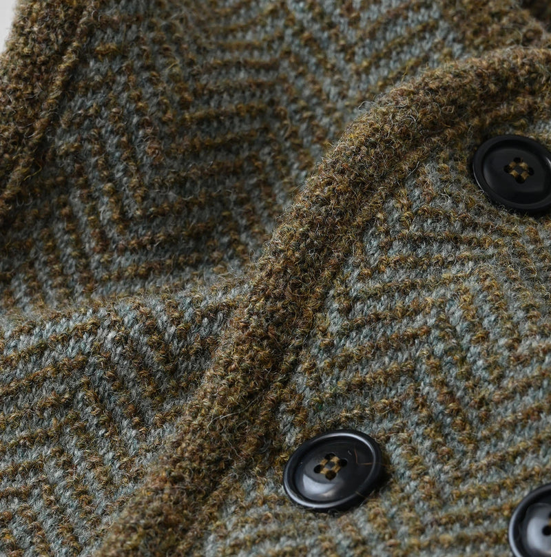 45R Shetland Herringbone Vest - Image 19