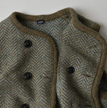 45R Shetland Herringbone Vest