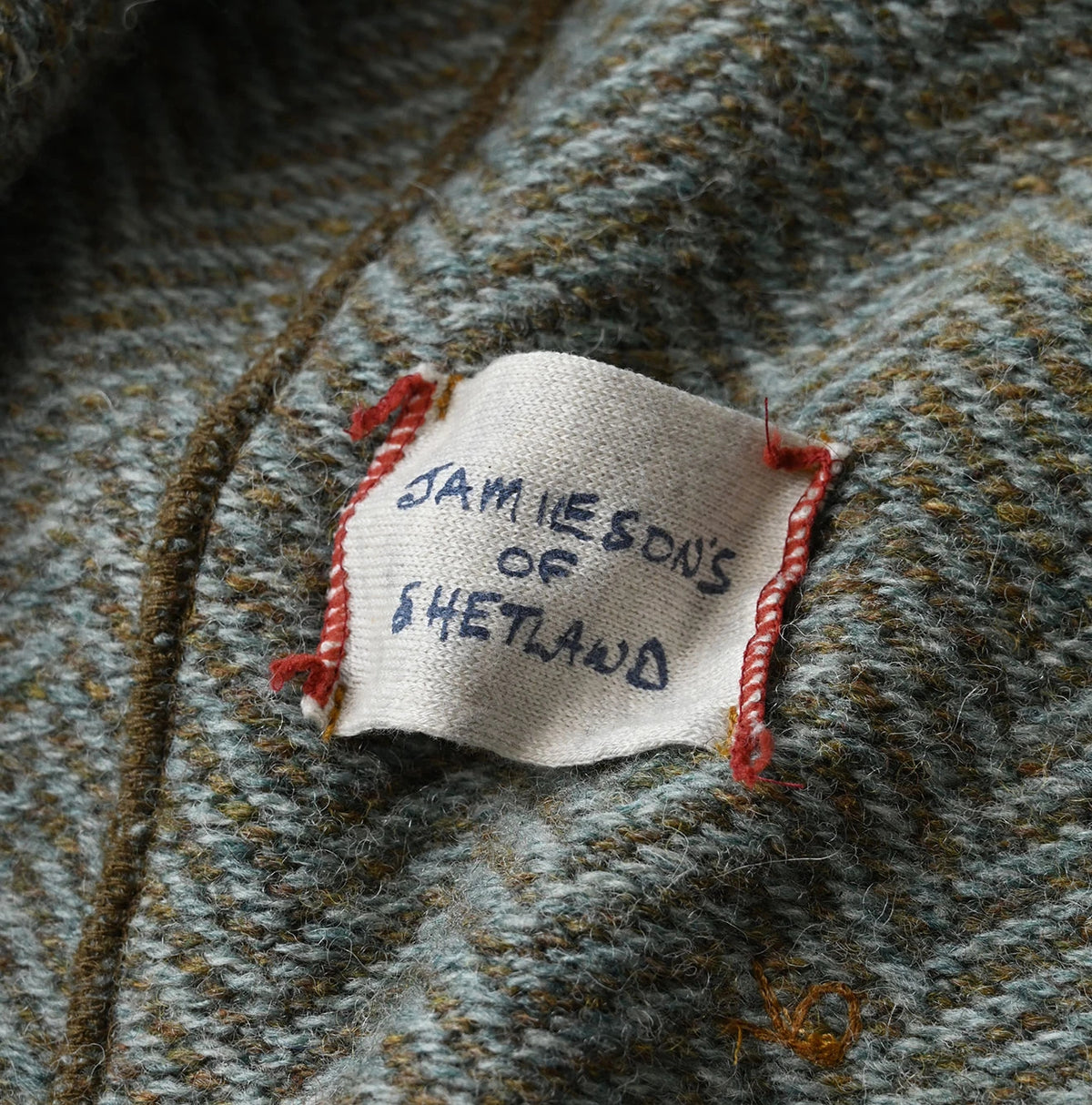 45R Shetland Herringbone Vest