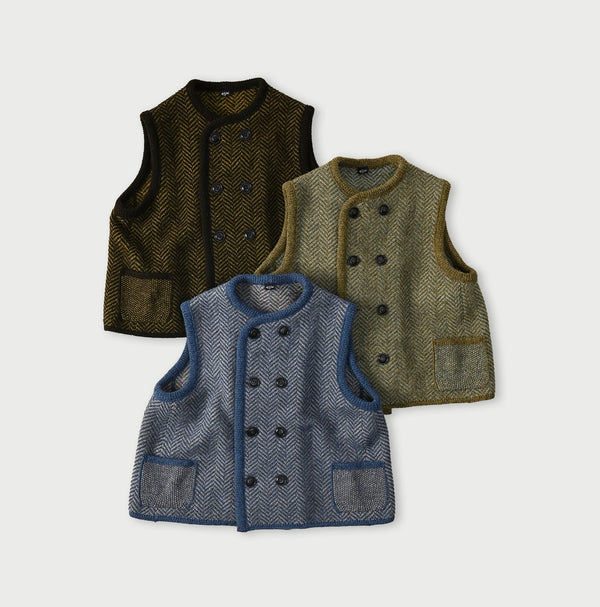 Shetland Herringbone Vest