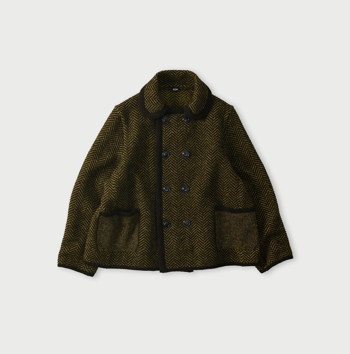 45R Shetland Herringbone Jacket - Image 3