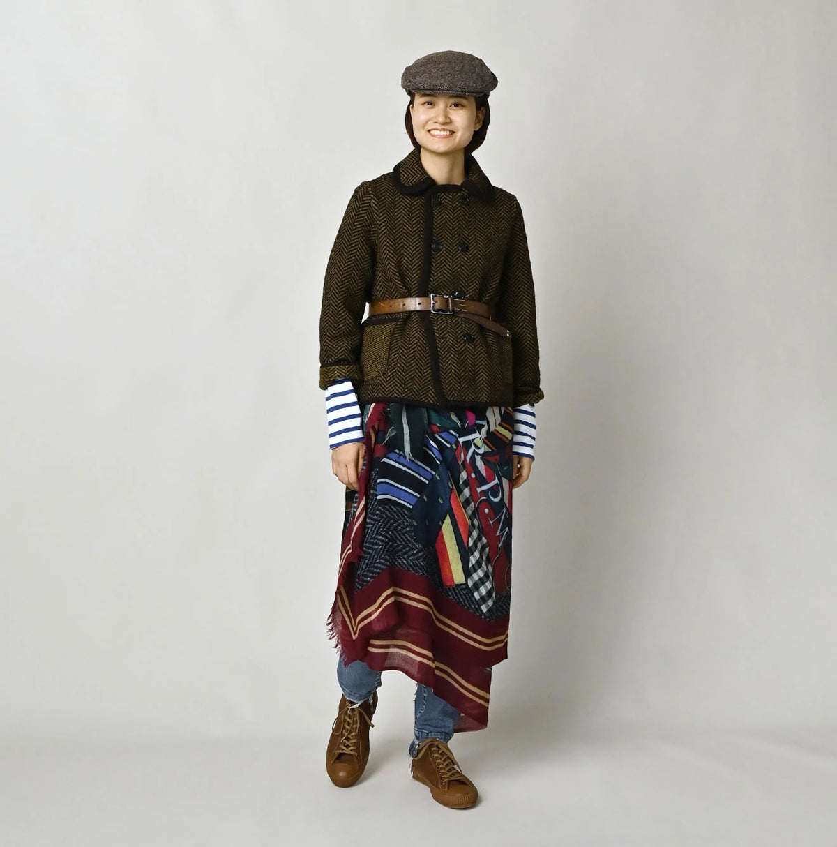 45R Shetland Herringbone Jacket - Image 4