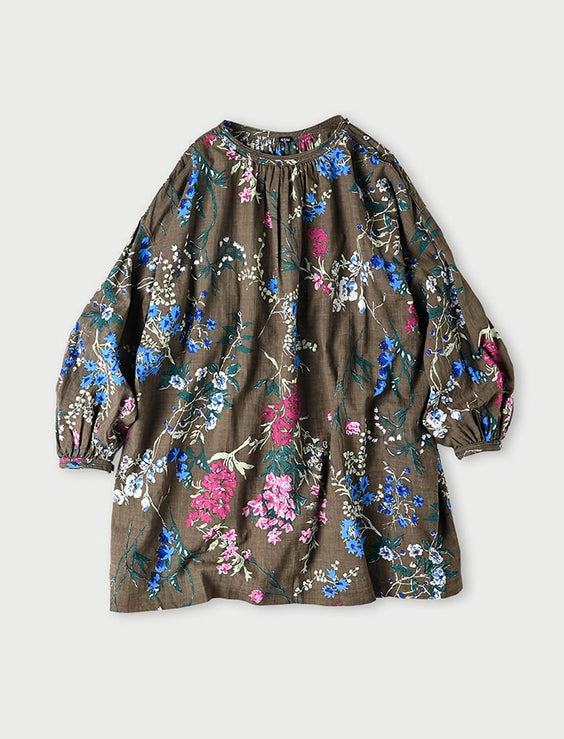 Khadi Noa Flower Tunic Blouse