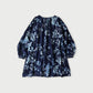 45R Indigo Noa Flower Tunic Blouse