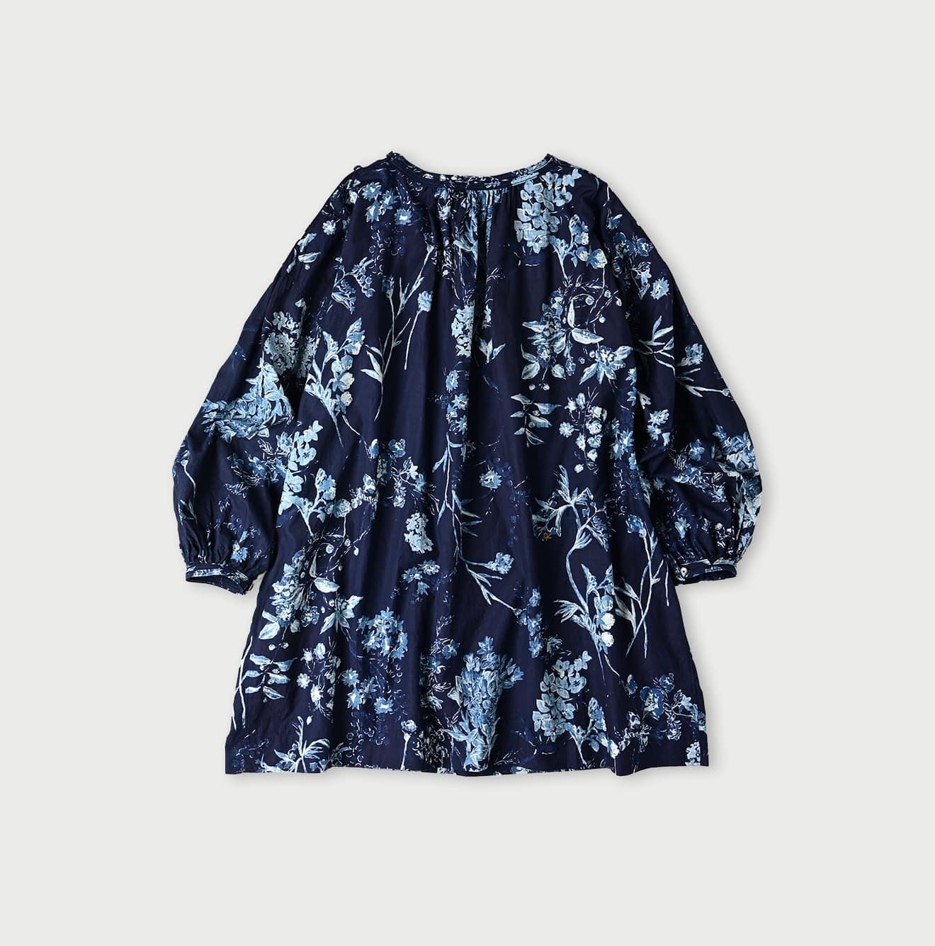 Indigo Noa Flower Tunic Blouse - 45R by 45rpm studio