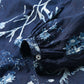 45R Indigo Noa Flower Tunic Blouse