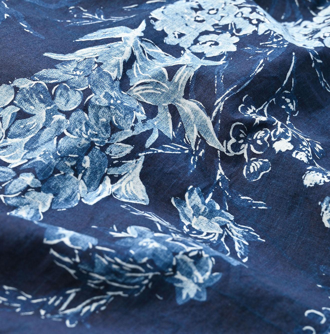 Indigo Noa Flower Tunic Blouse - 45R by 45rpm studio