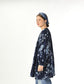 45R Indigo Noa Flower Tunic Blouse