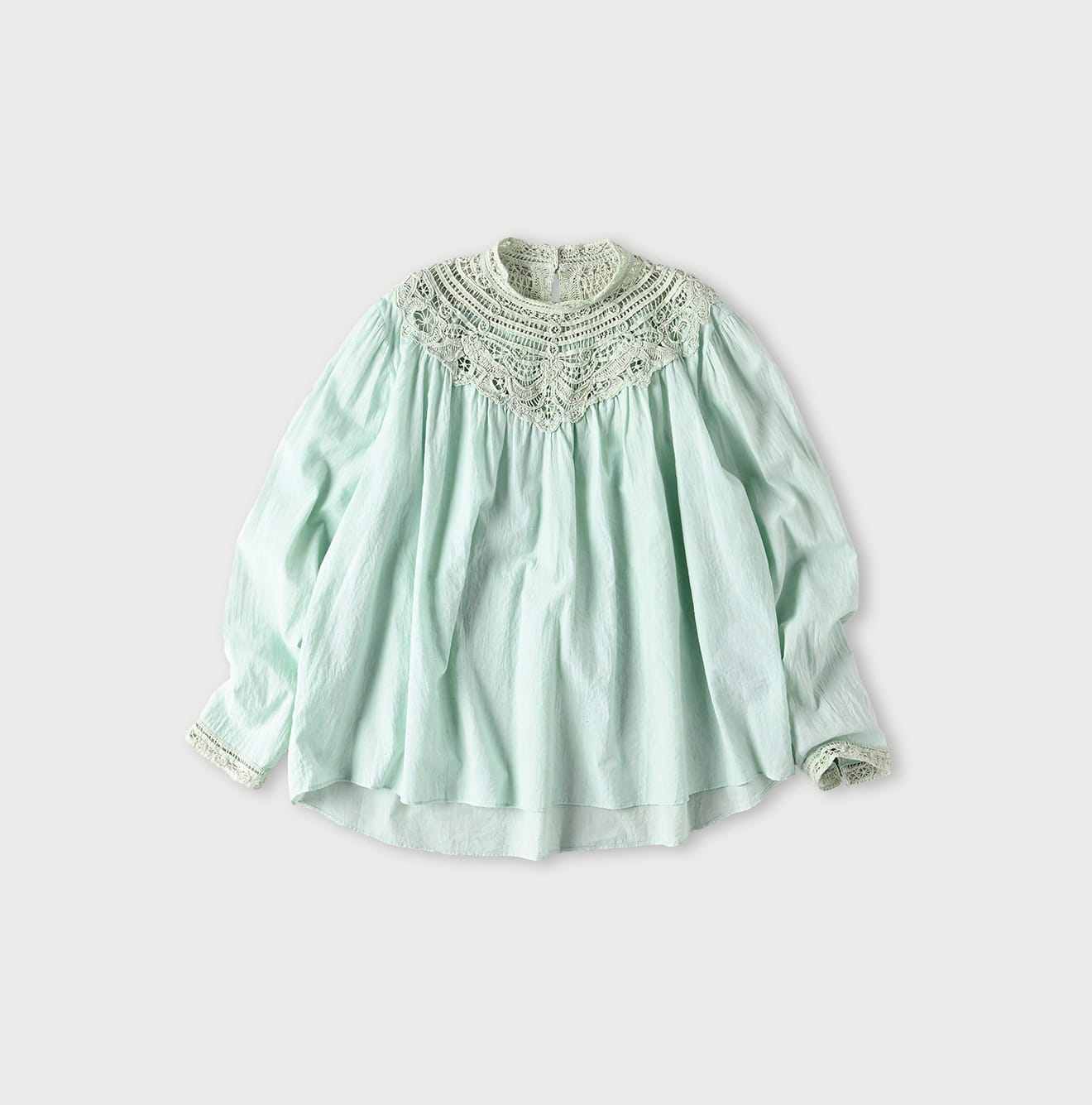 Khadi Ribbon Lace Blouse