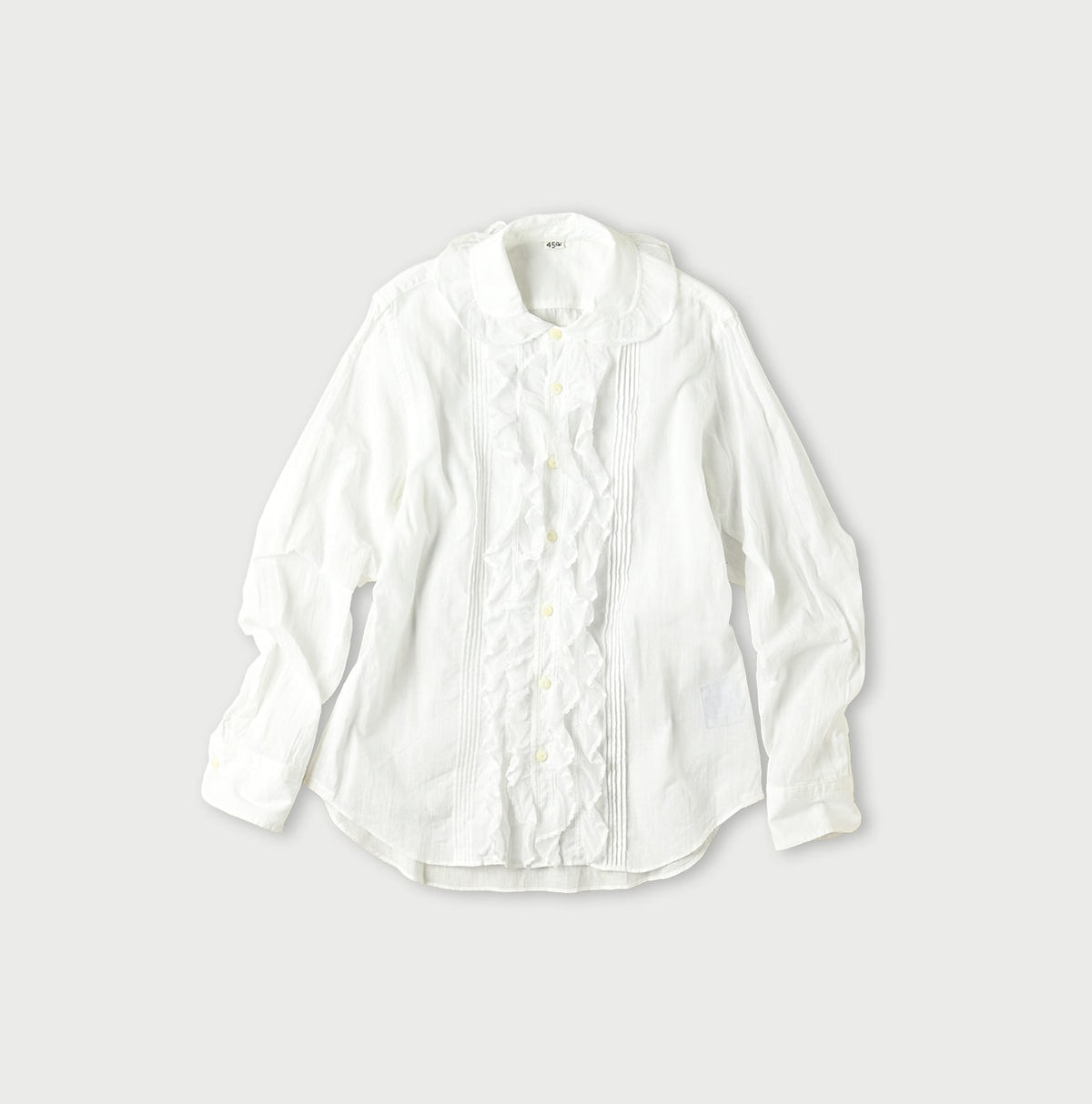 45R Khadi Tulle Frilled Blouse