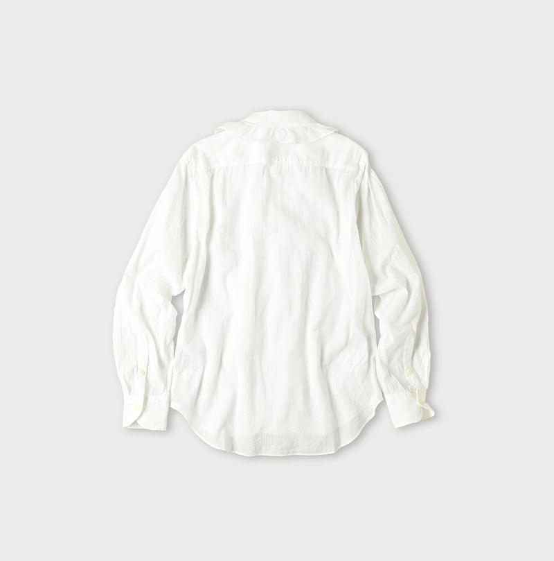 45R Khadi Tulle Frilled Blouse