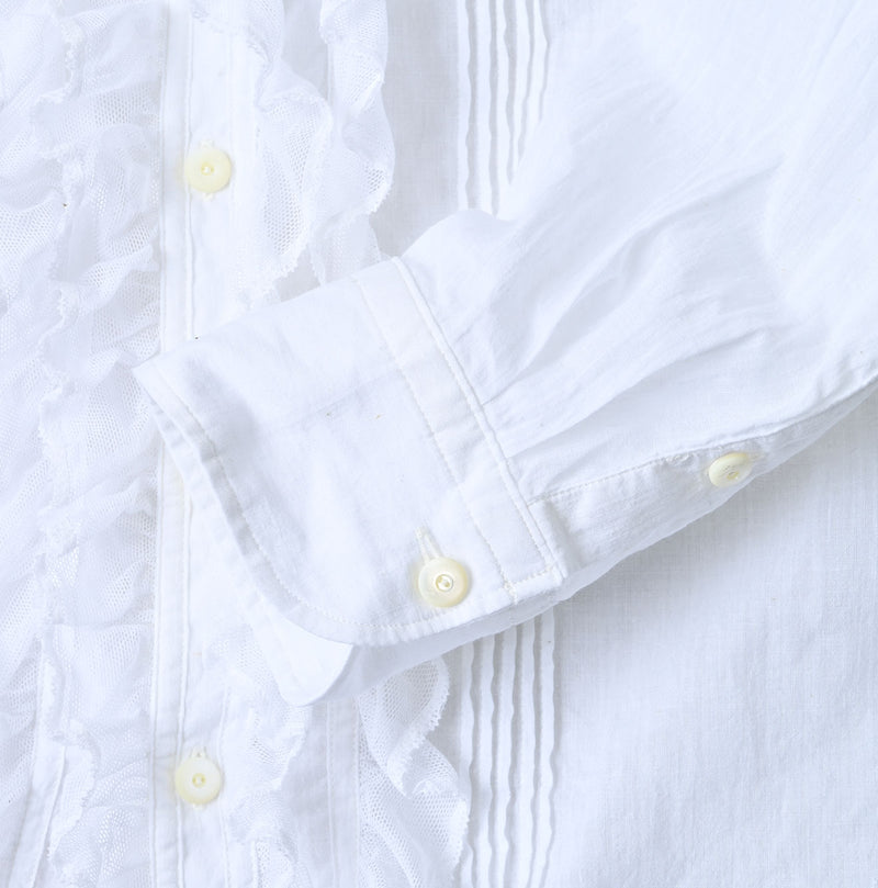 45R Khadi Tulle Frilled Blouse
