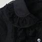 45R Khadi Tulle Frilled Blouse