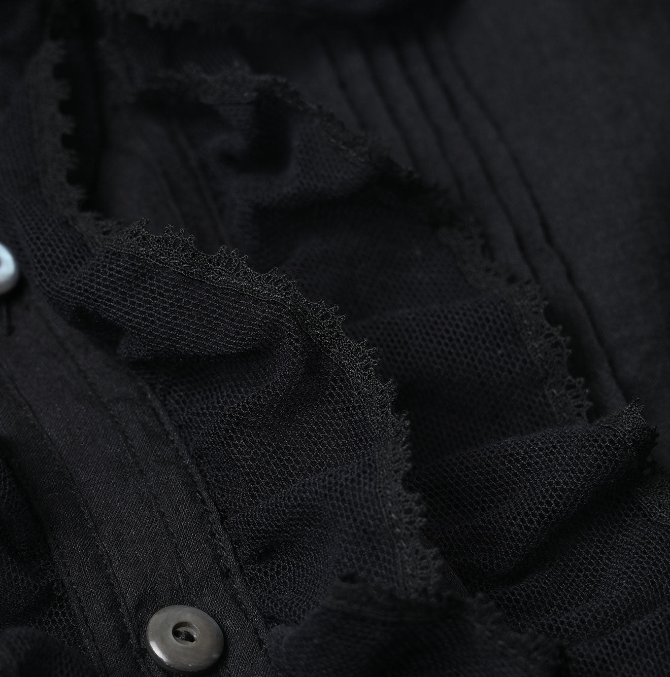 45R Khadi Tulle Frilled Blouse - Image 14