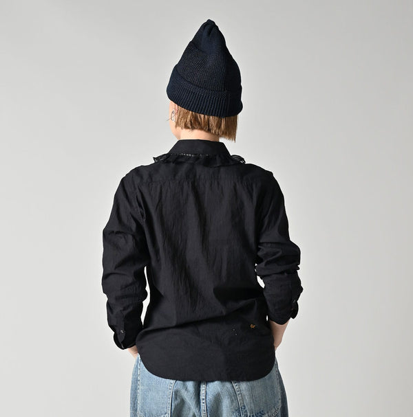 45R Khadi Tulle Frilled Blouse