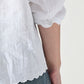 45R Khadi Tuck Lace Blouse