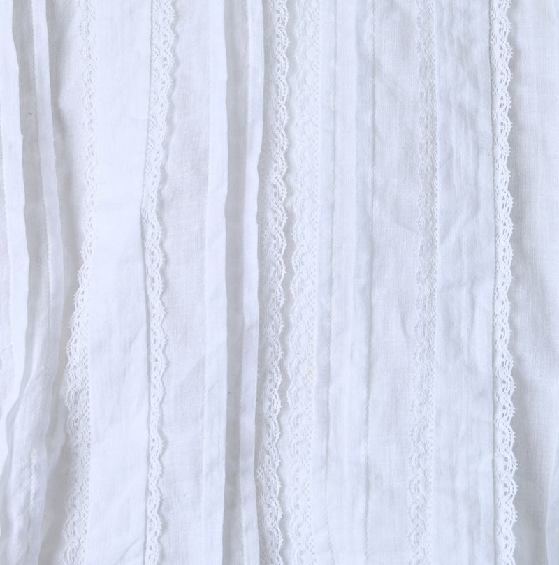 45R Khadi Tuck Lace Blouse