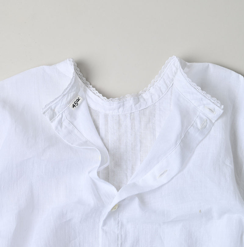 45R Khadi Tuck Lace Blouse