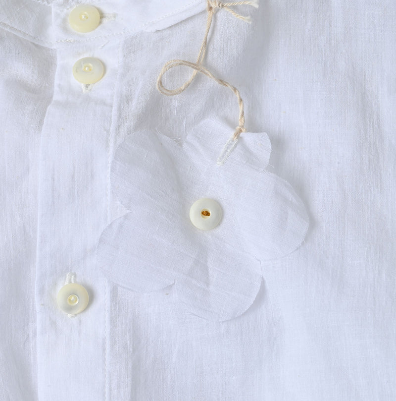 45R Khadi Tuck Lace Blouse