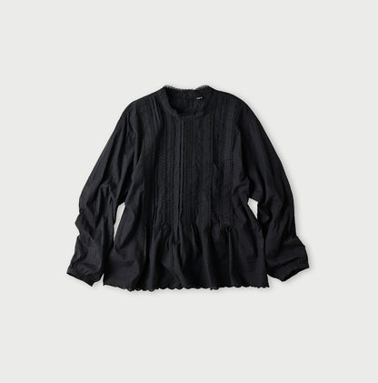 45R Khadi Tuck Lace Blouse