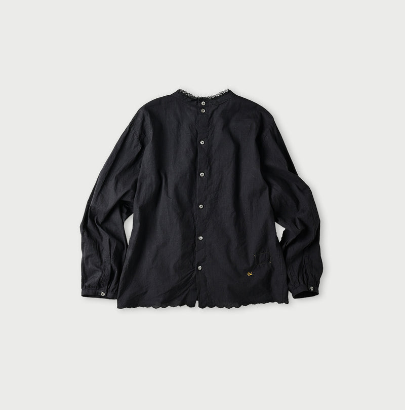 45R Khadi Tuck Lace Blouse