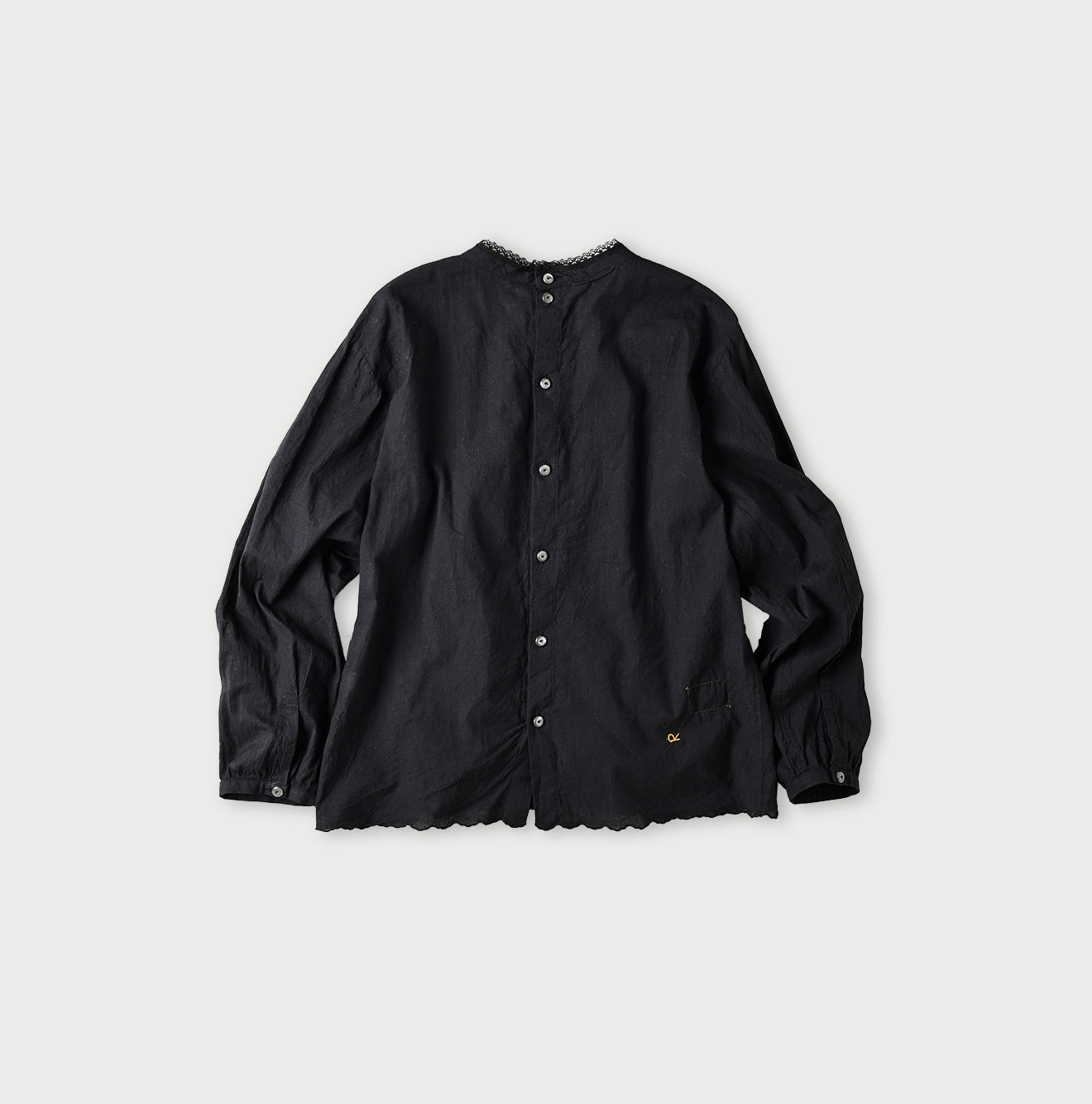 45R Khadi Tuck Lace Blouse