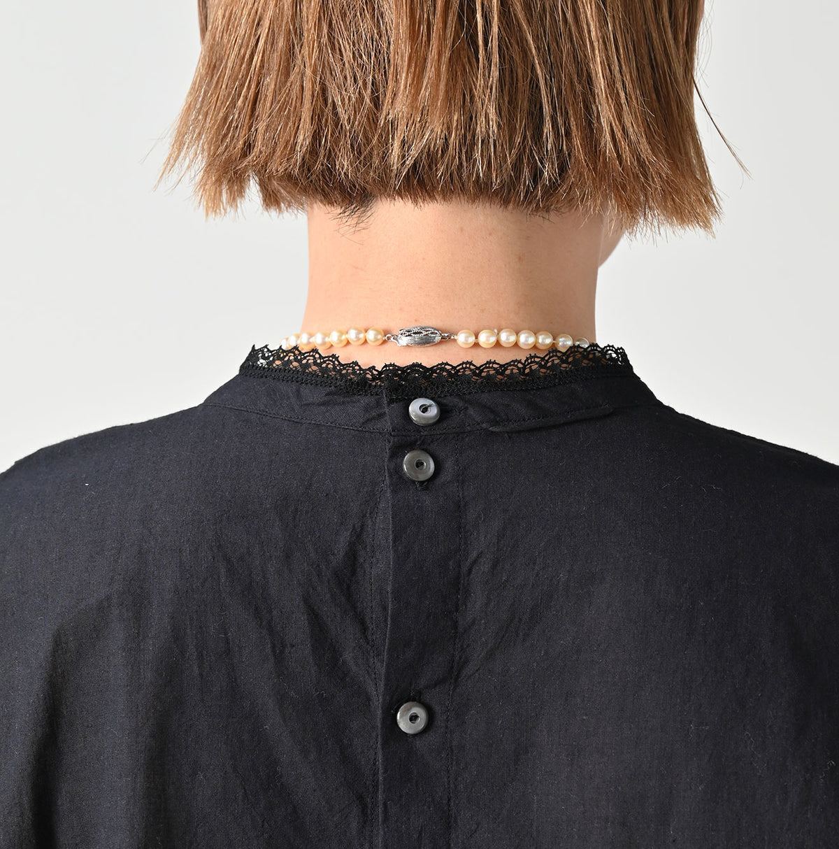 45R Khadi Tuck Lace Blouse