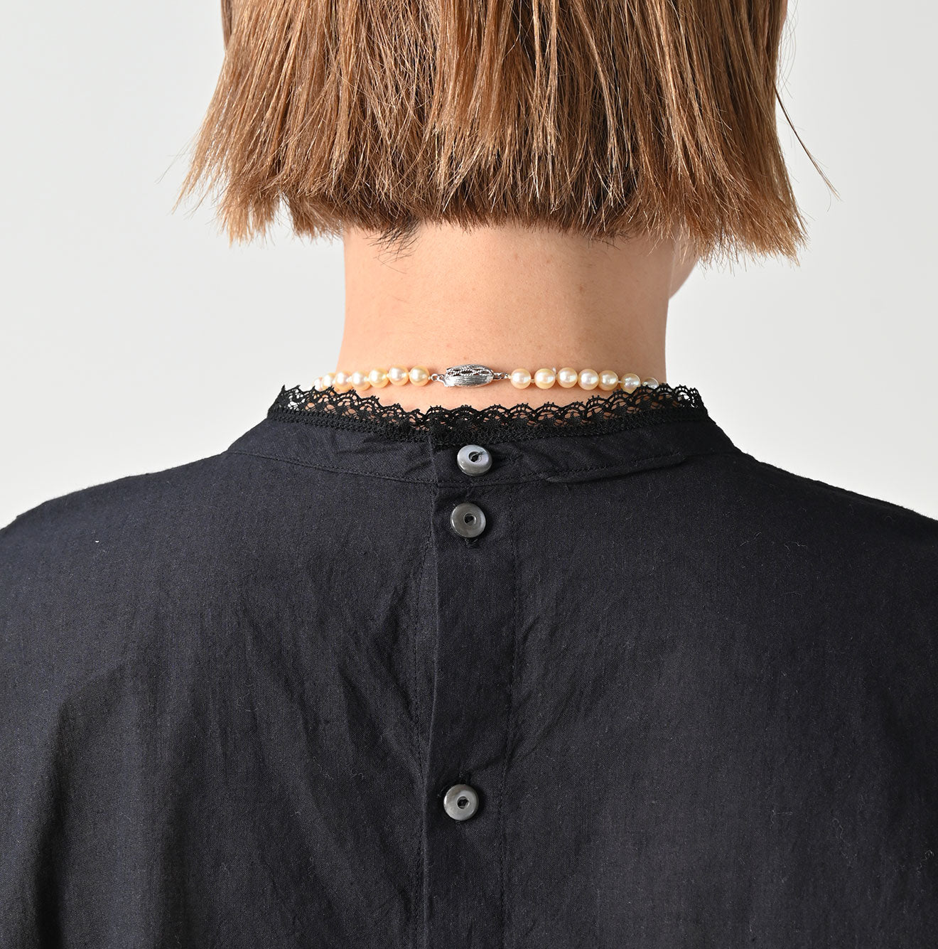 45R Khadi Tuck Lace Blouse