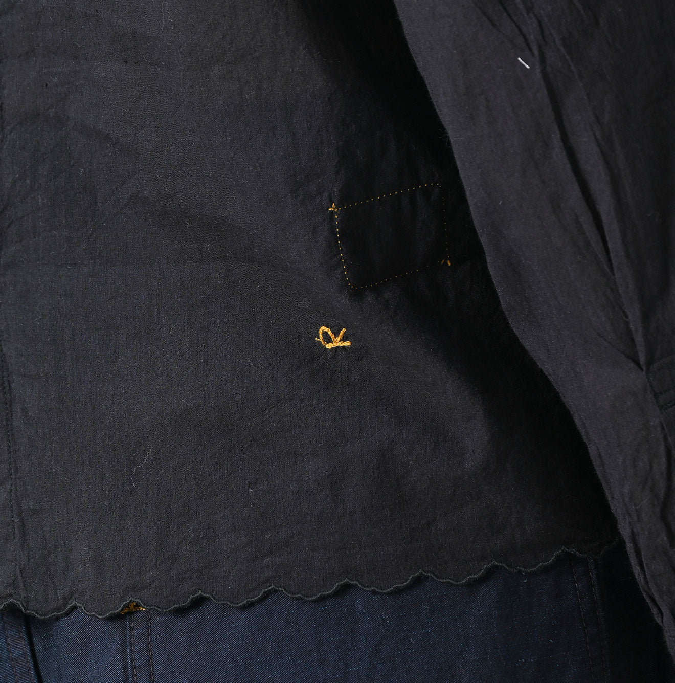 45R Khadi Tuck Lace Blouse