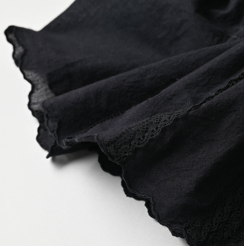 45R Khadi Tuck Lace Blouse