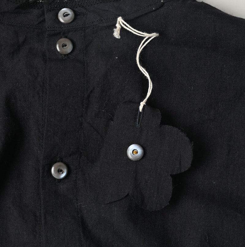 45R Khadi Tuck Lace Blouse