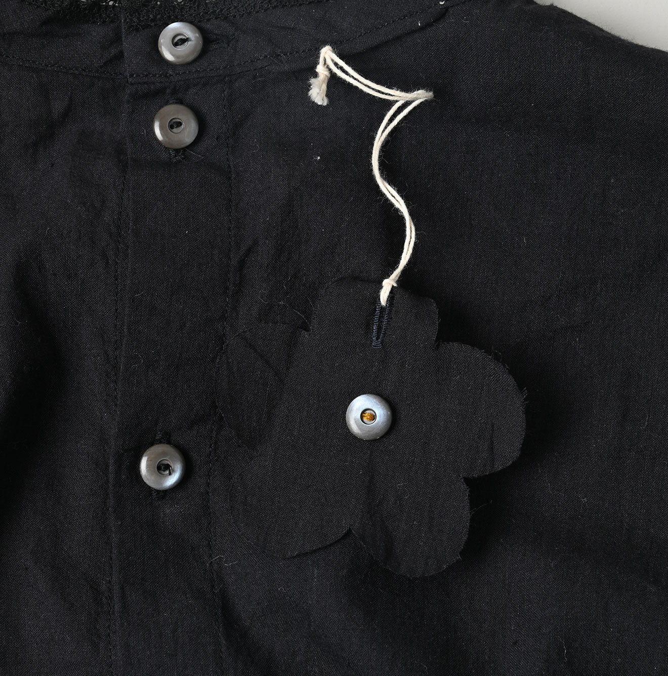 45R Khadi Tuck Lace Blouse