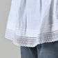45R Khadi Lace Tuck Smocking Blouse