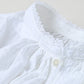 45R Khadi Lace Tuck Smocking Blouse