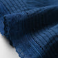 45R Ai Indigo Khadi Lace Tuck Smocking Blouse