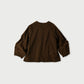 45R Mole Serge Stretch Puff Sleeve Blouse