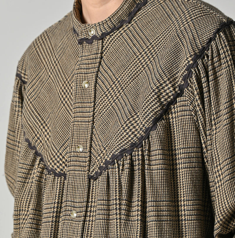 45R Indigo Flannel Tambourine Blouse - Image 9