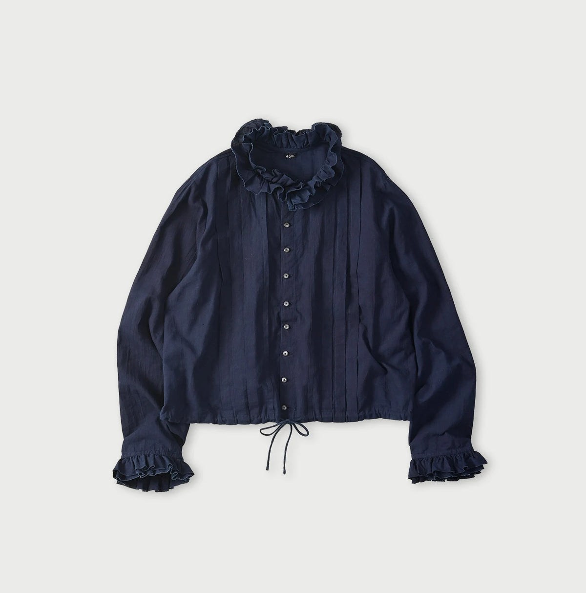 45R Ai Indigo Khadi Tallulah Blouse