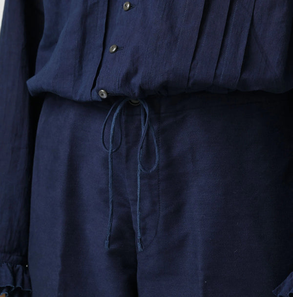 45R Ai Indigo Khadi Tallulah Blouse