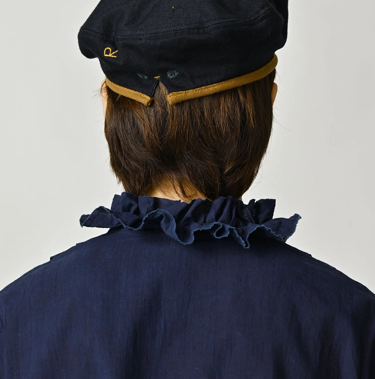 45R Ai Indigo Khadi Tallulah Blouse