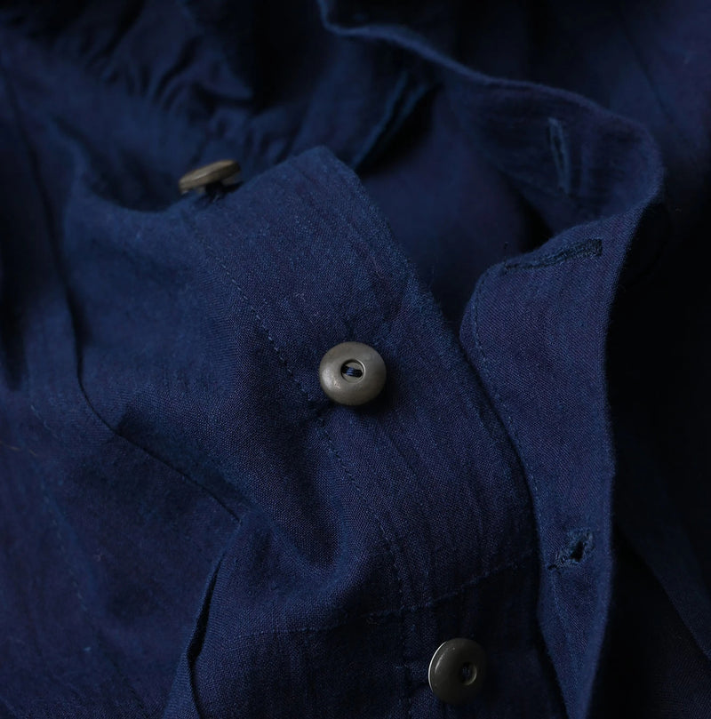 45R Ai Indigo Khadi Tallulah Blouse - Image 14