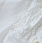 45R Khadi Stand Collar Lace Square Blouse