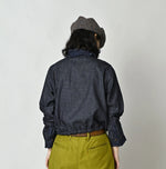 45R 45 Petit Denim Frill Tallulah Blouse Nou
