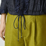 45R 45 Petit Denim Frill Tallulah Blouse Nou